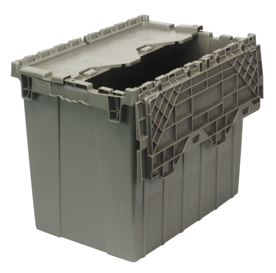 Quantum Storage Systems QDC2115 - 17 Heavy Duty Attached Top Container Gray 1 ea MTESolutions
