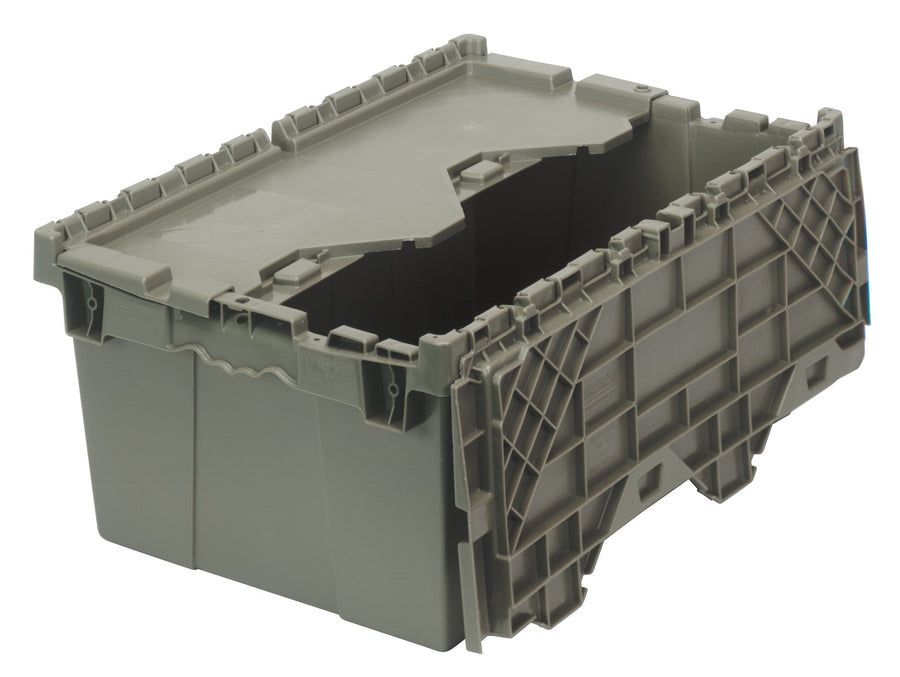 Quantum Storage Systems QDC2115 - 9 Heavy Duty Attached Top Container Gray 1 ea MTESolutions