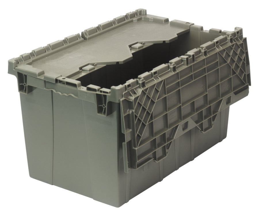 Quantum Storage Systems QDC2515 - 14 Heavy Duty Attached Top Container Gray 1 ea MTESolutions