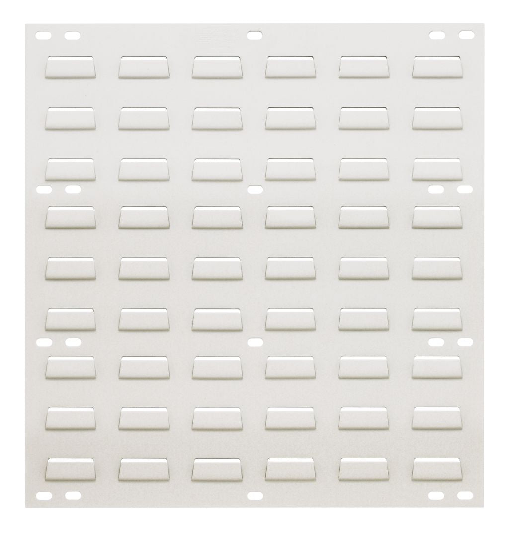 Quantum Storage Systems QLP - 1819HC Louvered Panel, Oyster White Wall Mount - No Bins MTESolutions