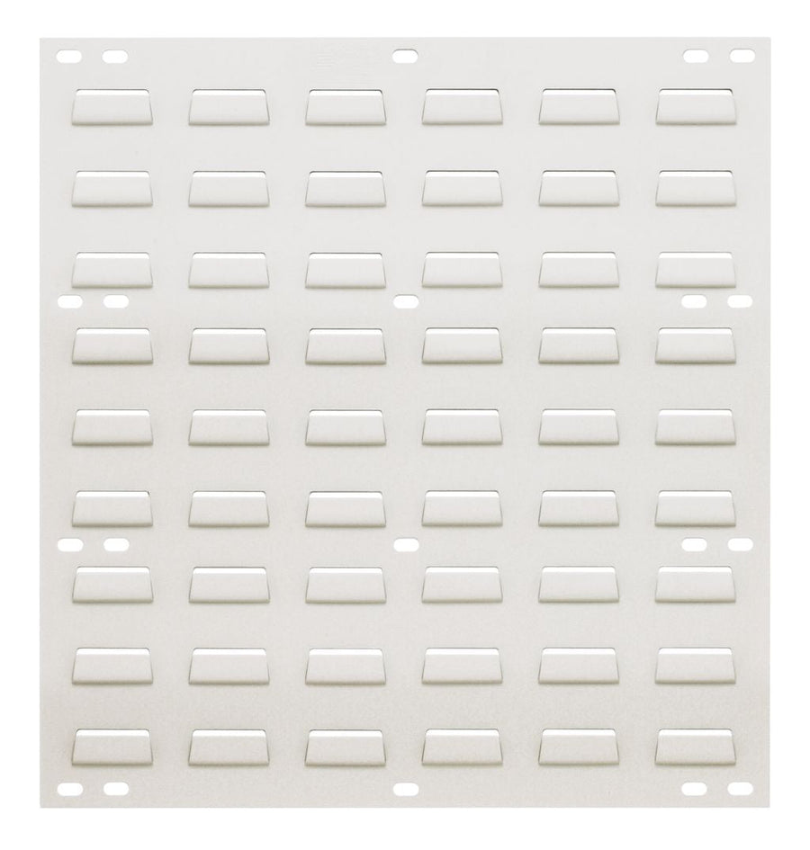 Quantum Storage Systems QLP - 1819HC Louvered Panel, Oyster White Wall Mount - No Bins MTESolutions