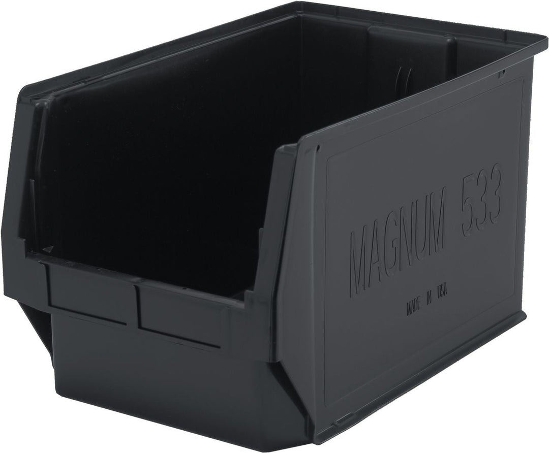 Quantum Storage Systems QMS533BK Magnum Bins Black Carton of 3 MTESolutions
