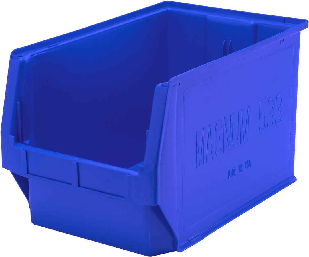 Quantum Storage Systems QMS533BL Magnum Bins Blue Carton of 3 MTESolutions