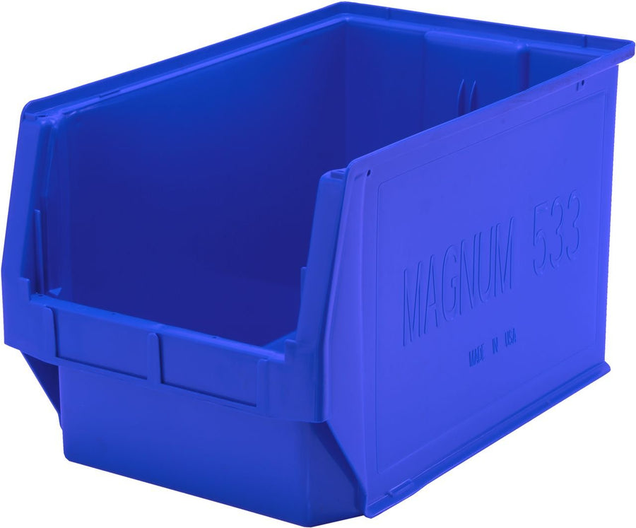 Quantum Storage Systems QMS533BL Magnum Bins Blue Carton of 3 MTESolutions