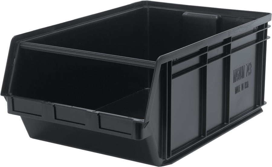 Quantum Storage Systems QMS743BK Magnum Bins Black 1 Ea MTESolutions