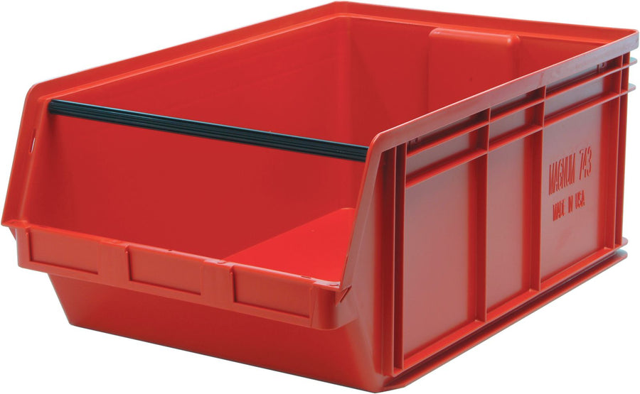 Quantum Storage Systems QMS743RD Magnum Bins Red, 1 Ea MTESolutions