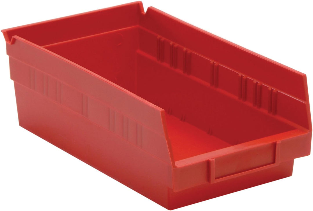 Quantum Storage Systems QSB102RD Economy Shelf Bin Red Carton of 30 MTESolutions