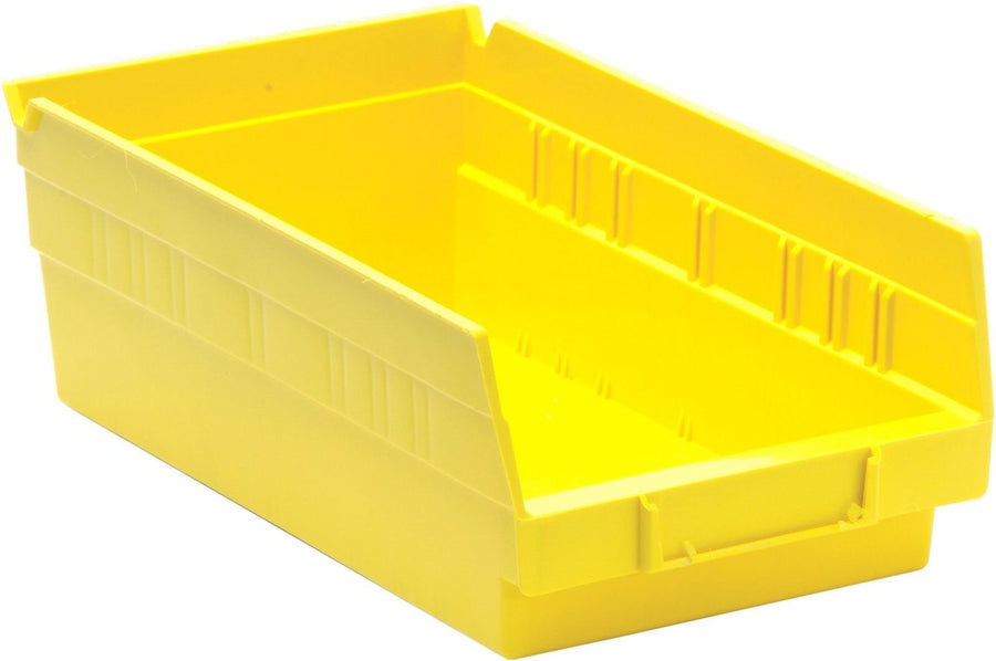 Quantum Storage Systems QSB102YL Economy Shelf Bin Yellow Carton of 30 MTESolutions