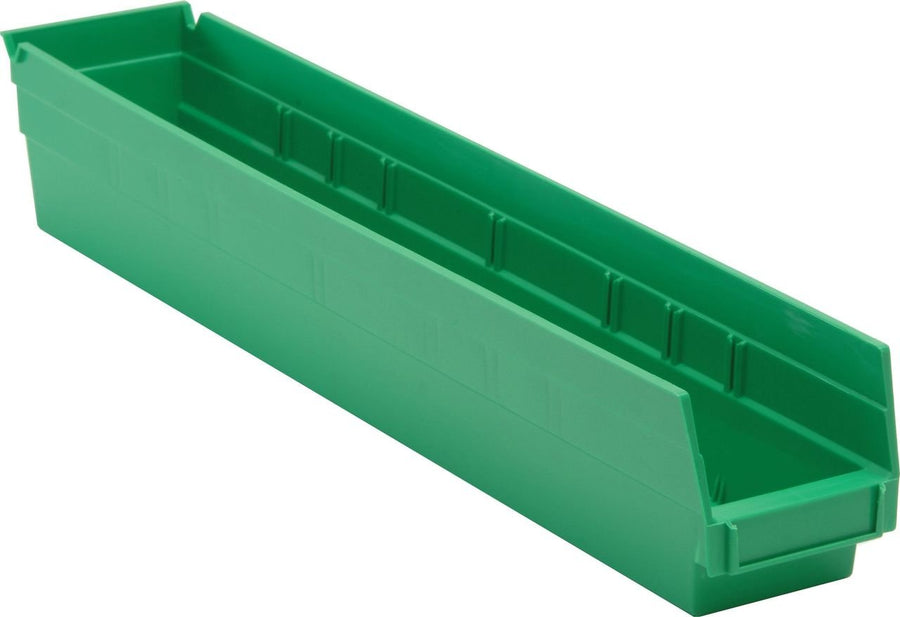 Quantum Storage Systems QSB105GN Economy Shelf Bin Green Carton of 16 MTESolutions
