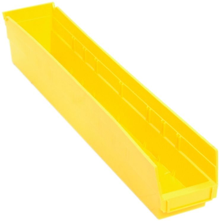 Quantum Storage Systems QSB105YL Economy Shelf Bin Yellow Carton of 16 MTESolutions