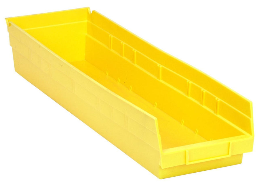 Quantum Storage Systems QSB106YL Economy Shelf Bin Yellow Carton of 8 MTESolutions