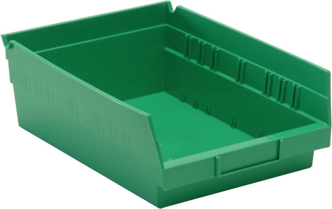 Quantum Storage Systems QSB107GN Economy Shelf Bin Green Carton of 20 MTESolutions