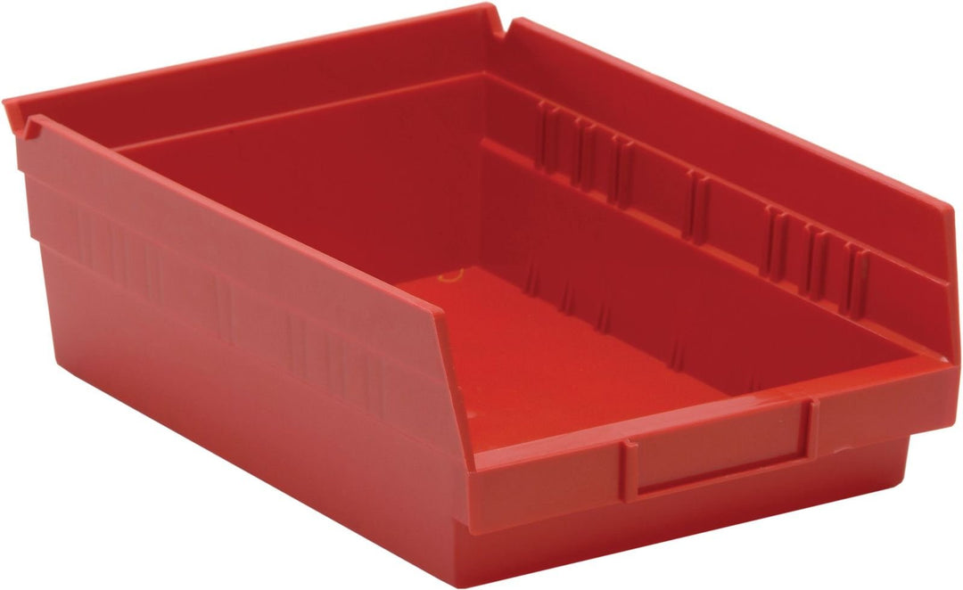 Quantum Storage Systems QSB107RD Economy Shelf Bin Red Carton of 20 MTESolutions
