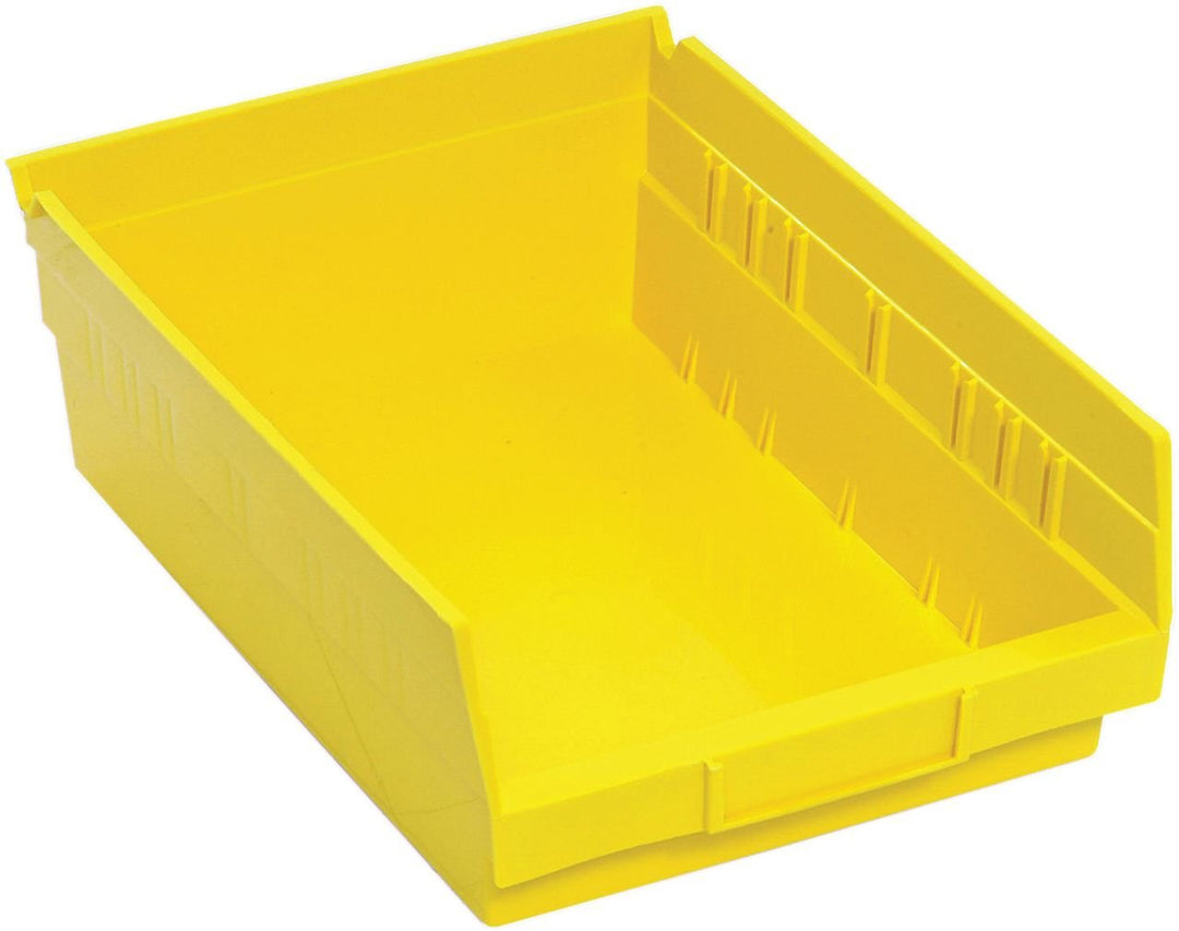 Quantum Storage Systems QSB107YL Economy Shelf Bin Yellow Carton of 20 MTESolutions