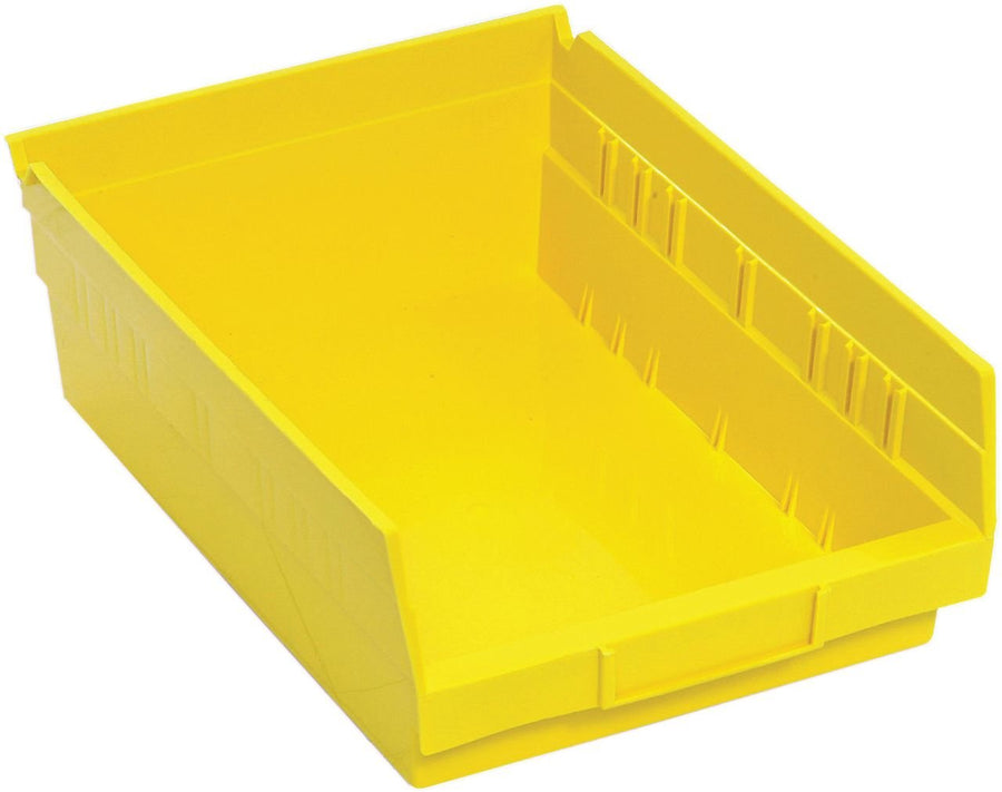 Quantum Storage Systems QSB107YL Economy Shelf Bin Yellow Carton of 20 MTESolutions