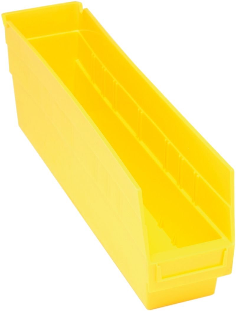 Quantum Storage Systems QSB203YL Economy Shelf Bin, Nesting Yellow Carton of 20 MTESolutions