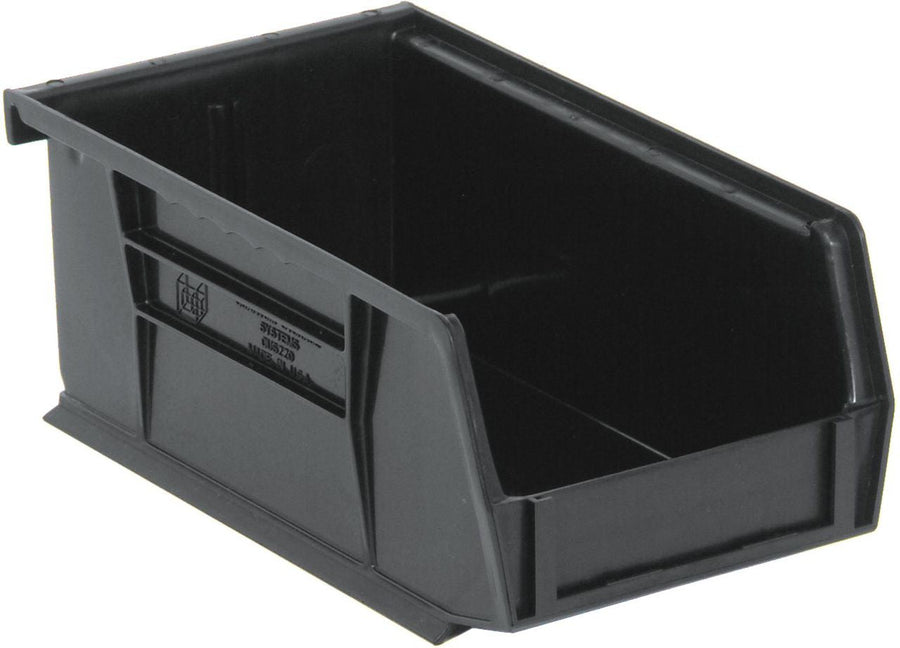Quantum Storage Systems QUS220BK Stacking or Hanging Bin Black / Carton of 24 MTESolutions