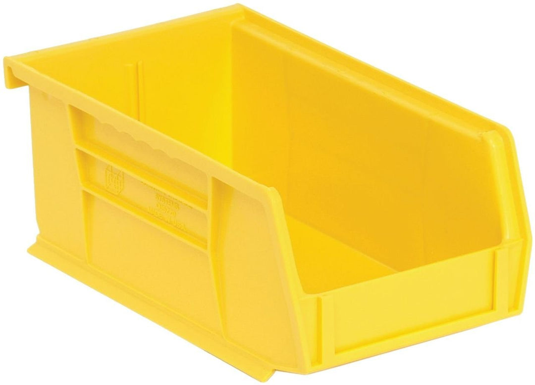 Quantum Storage Systems QUS220YL Stacking or Hanging Bin Yellow Carton of 24 MTESolutions