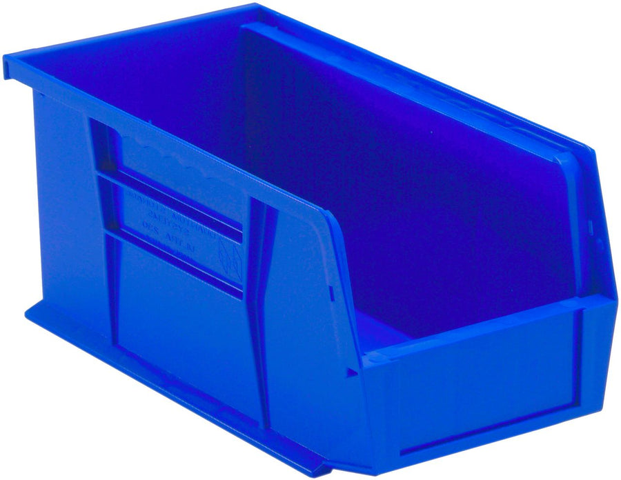 Quantum Storage Systems QUS230BL Stacking or Hanging Bin Blue Carton of 12 MTESolutions