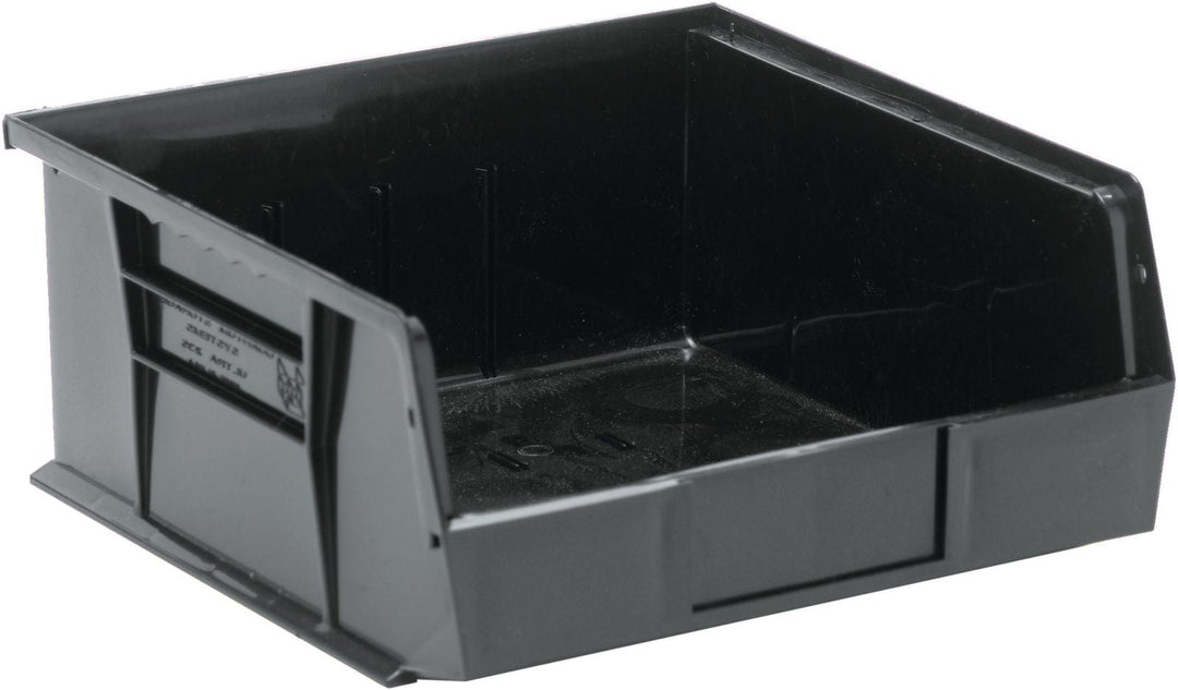 Quantum Storage Systems QUS235BK Stacking or Hanging Bin Black Carton of 6 MTESolutions