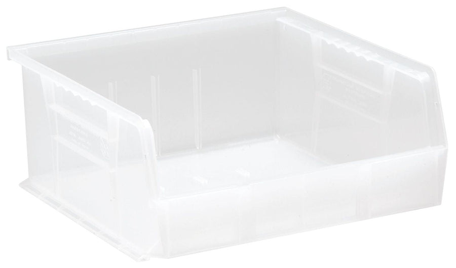 Quantum Storage Systems QUS235CL Stacking or Hanging Bin Clear Carton of 6 MTESolutions