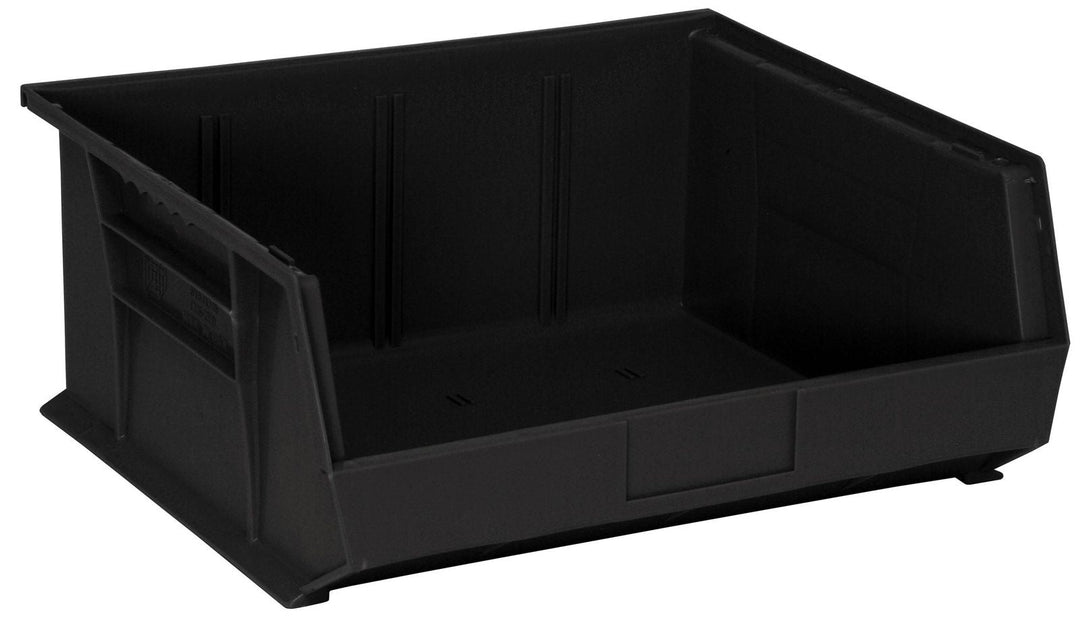 Quantum Storage Systems QUS250CO Stacking or Hanging Bin Black Carton of 6 MTESolutions