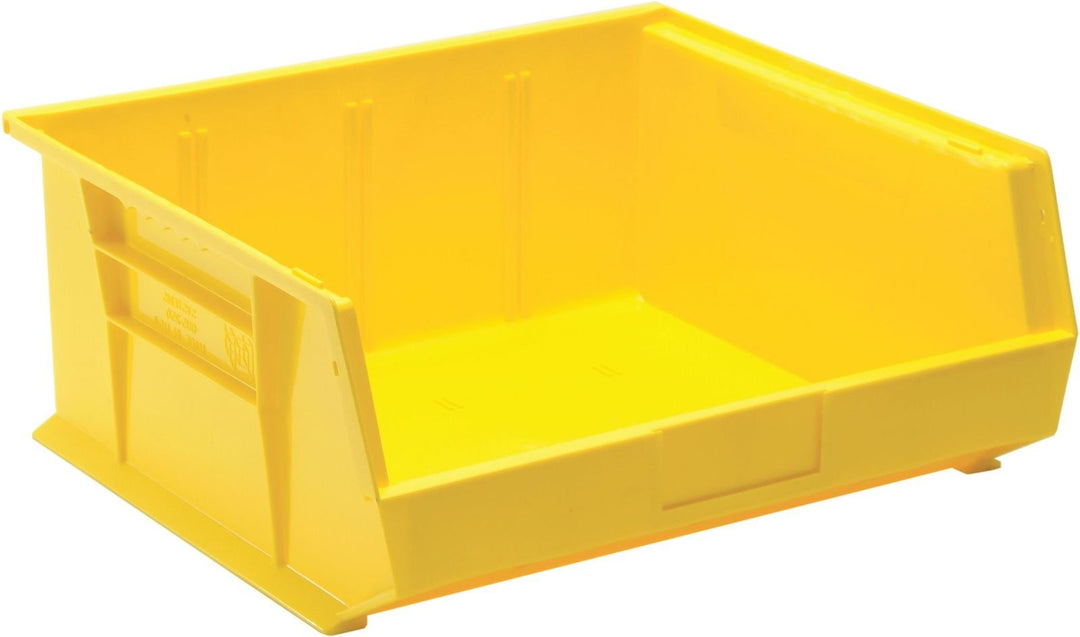 Quantum Storage Systems QUS250YL Stacking or Hanging Bin Yellow Carton of 6 MTESolutions