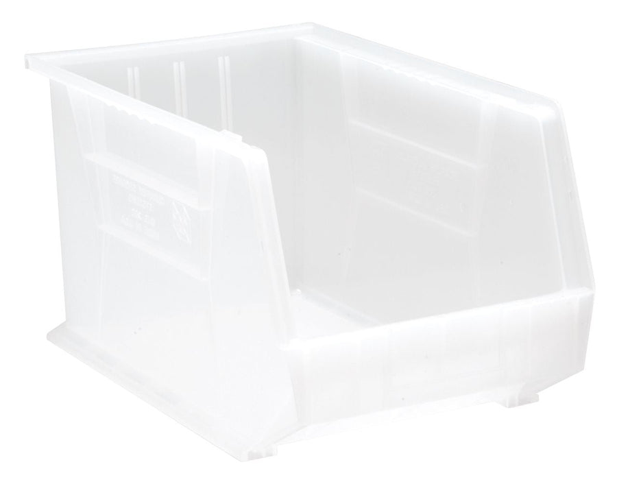 Quantum Storage Systems QUS260CL Stacking or Hanging Bin Clear Carton of 4 MTESolutions
