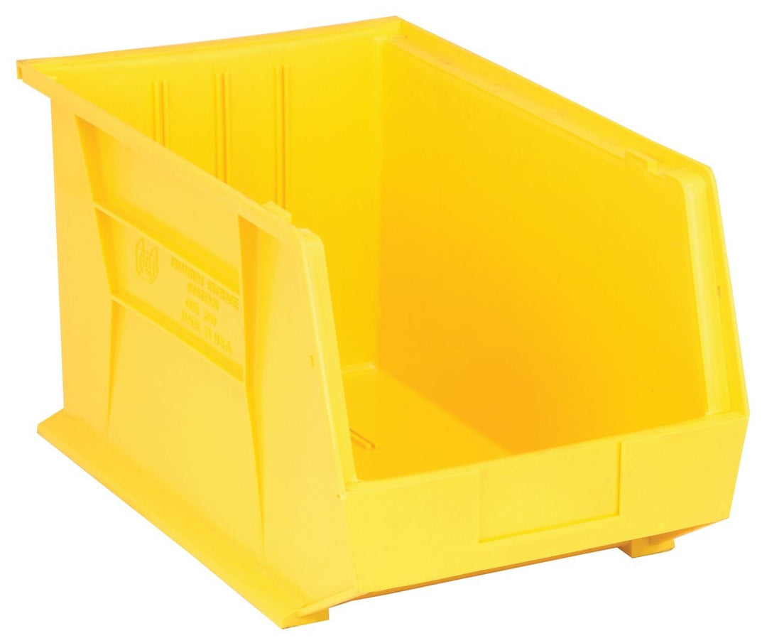 Quantum Storage Systems QUS260YL Stacking or Hanging Bin Yellow Carton of 4 MTESolutions