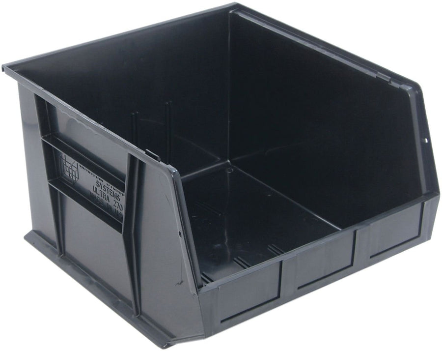 Quantum Storage Systems QUS270CO Stacking or Hanging Bin Black Carton of 3 MTESolutions