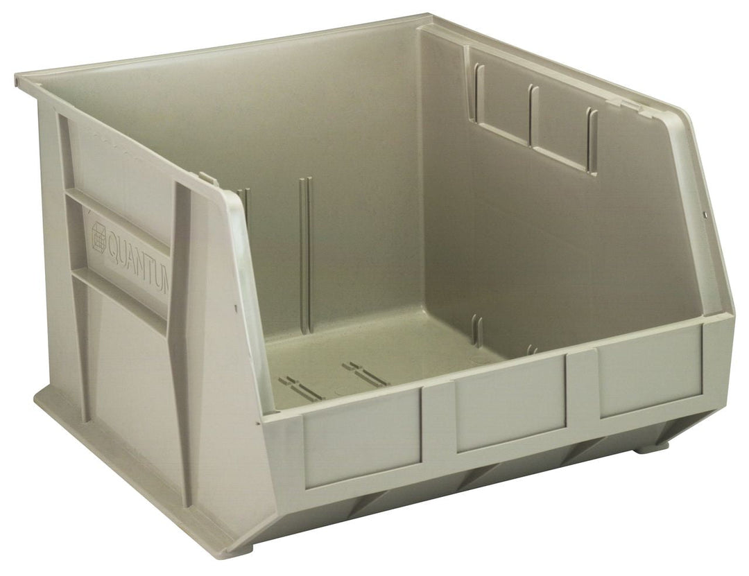 Quantum Storage Systems QUS270SN Stacking or Hanging Bin Stone Carton of 3 MTESolutions