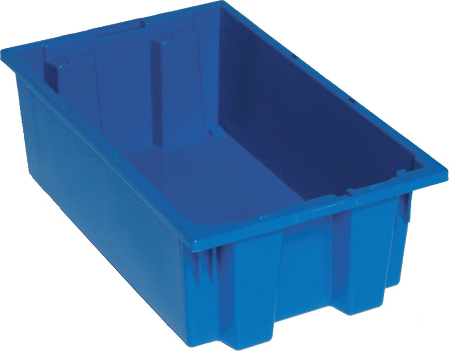 Quantum Storage Systems SNT180BL Stack and Nest Tote Blue Carton of 6 MTESolutions