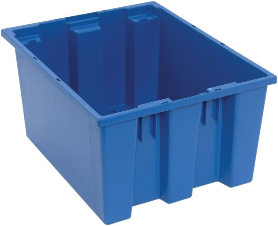 Quantum Storage Systems SNT190BL Stack and Nest Tote Blue Carton of 6 MTESolutions