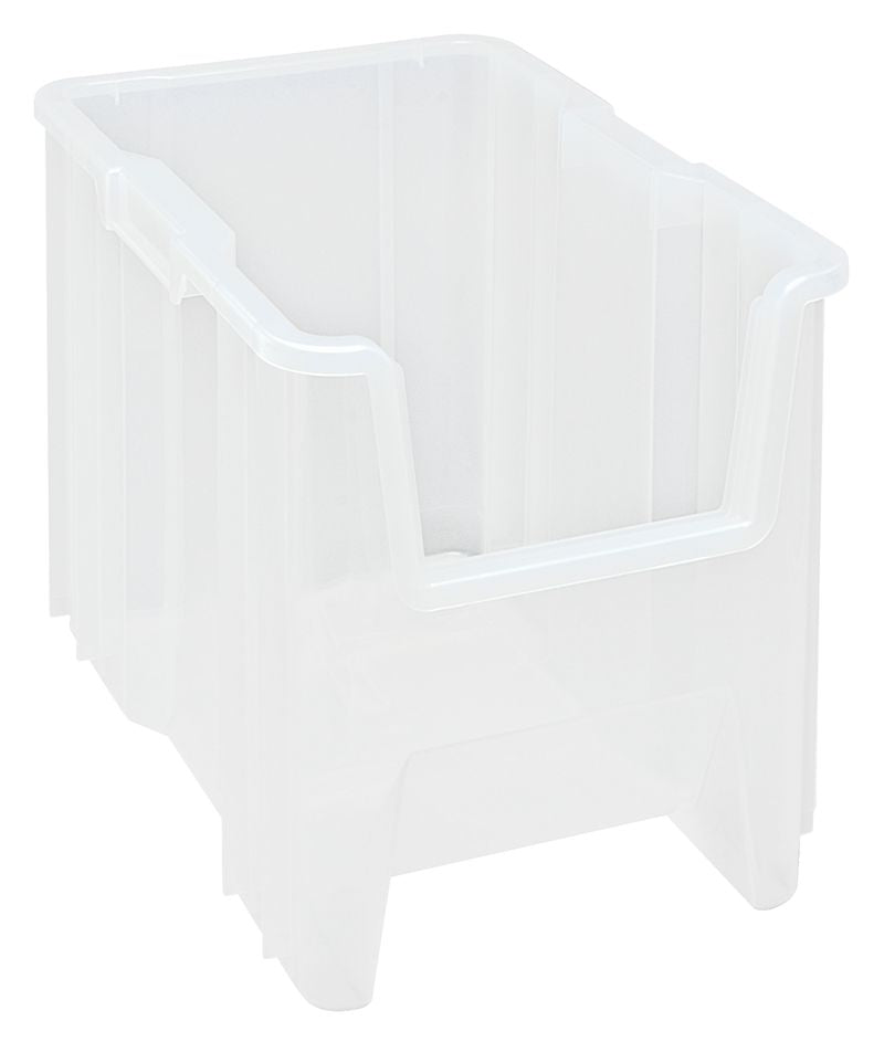 Quantum Storage Systems Stacking Container QGH600CL Clear Carton of 4 MTESolutions