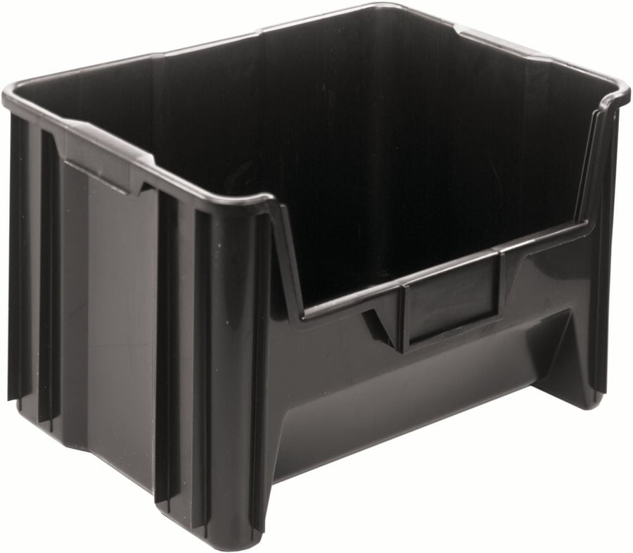 Quantum Storage Systems Stacking Container QGH700BK Black Carton of 3 MTESolutions