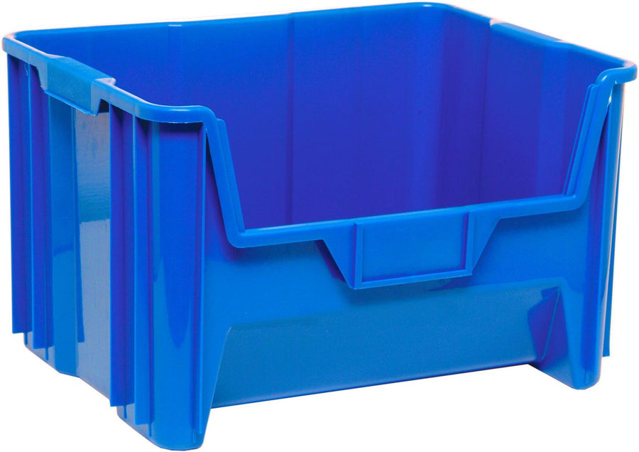Quantum Storage Systems Stacking Container QGH700BL Blue Carton of 3 MTESolutions