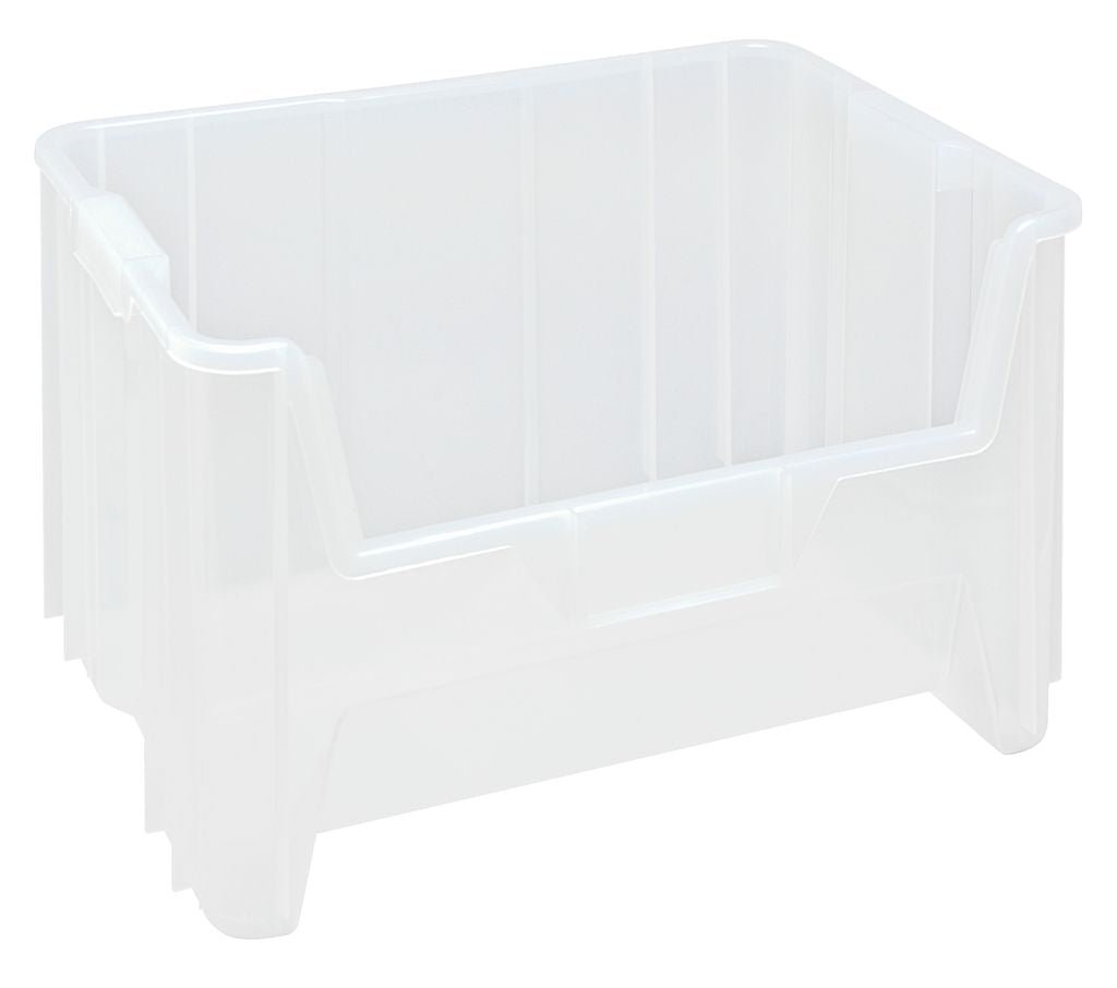 Quantum Storage Systems Stacking Container QGH700CL Clear Carton of 3 MTESolutions