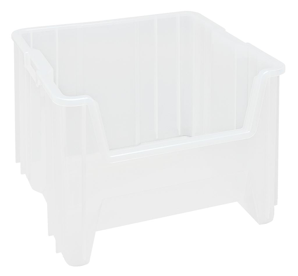 Quantum Storage Systems Stacking Container QGH800CL Clear Carton of 2 MTESolutions