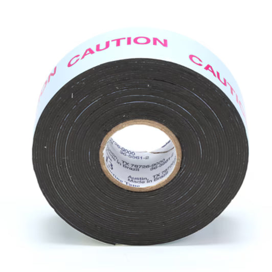 3M 7100017214 Scotch® Electrical Semi-Conducting Tape 13, 1 in x 15 ft, Printed, Black, 1 roll/carton, Sold as 14 Rolls