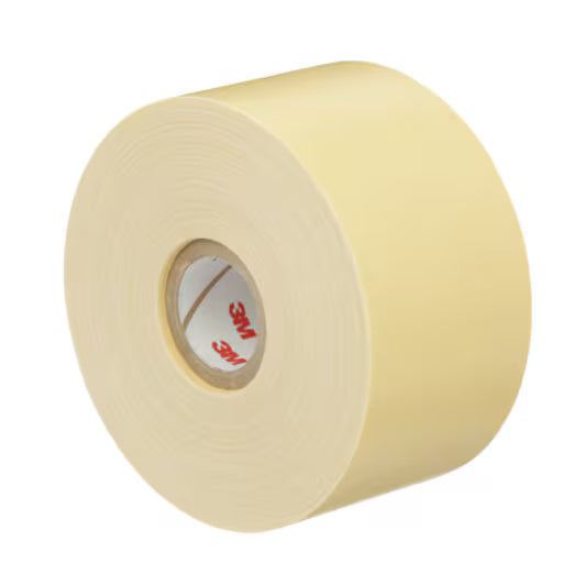 3M 7000132814 Scotch® Varnished Cambric Tape 2520, 2 in x 36 yd, Yellow, 16 rolls/Case