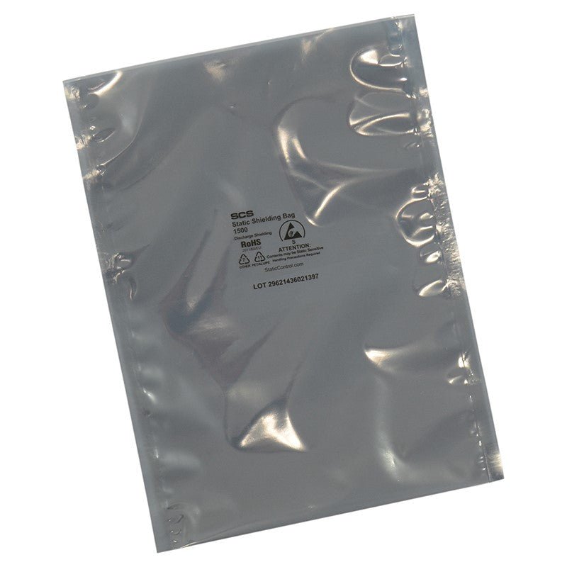SCS 150820 Static Shield Bag, 1500 Series Metal - Out, 8 x 20 in, 100 Ea MTESolutions