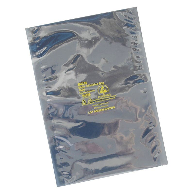 SCS 30055 Static Shield Bag, 1000 Series Metal - In Zip, 5 x 5 in, 100 Ea MTESolutions