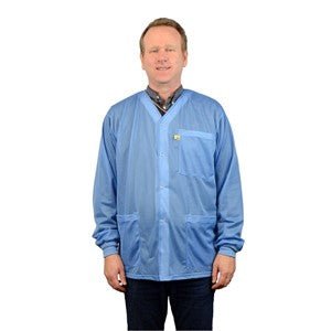SCS 770010, Smock, Jacket, Blue, Knitted Cuffs, 3 Pockets, No Collar, Xs MTESolutions