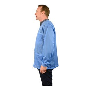 SCS 770012, Smock, Jacket, Blue, Knitted Cuffs, 3 Pockets, No Collar, M MTESolutions
