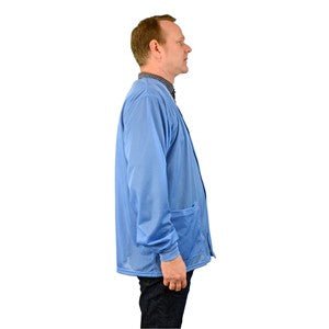 SCS 770012, Smock, Jacket, Blue, Knitted Cuffs, 3 Pockets, No Collar, M MTESolutions
