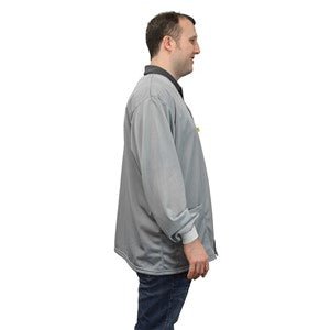 SCS 770020, Smock, Jacket, Gray, Knitted Cuffs, 3 Pockets, No Collar, XS MTESolutions