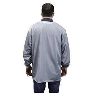 SCS 770029, Smock, Jacket, Gray, Knitted Cuffs, 3 Pockets, No Collar, 6XL MTESolutions