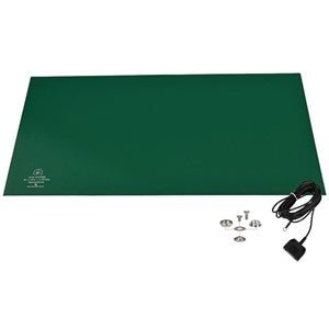 SCS 770085, Table Mat Kit, Rubber, R3, Green, With Hardware, 24 in x 48 in MTESolutions