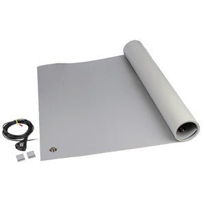 SCS 8213, Table Mat Kit, 3 - Layer Vinyl, 8200 Series, Gray, 0.140 in X 24 in X 48 in MTESolutions