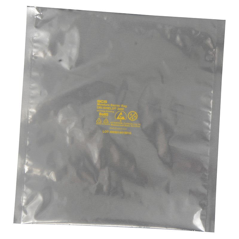 SCS D341218 Moisture Barrier Bag, Dri - Shield 3400, 12 x 18 in, 100 Ea MTESolutions